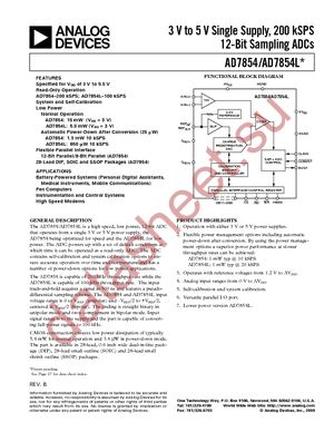 AD7854ARS datasheet  